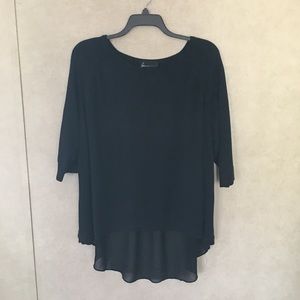 💝Lane Bryant Black High/Low Sweater